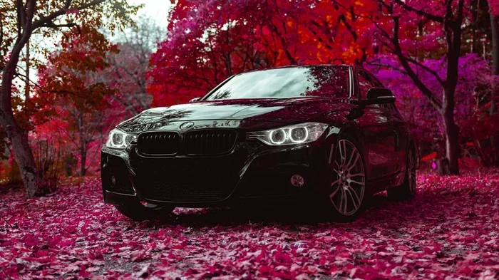 Bmw Black Wallpaper 4k