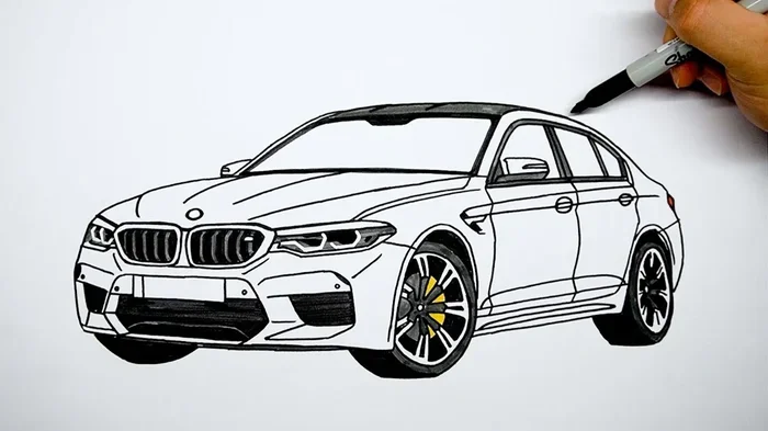 BMW M5 Zeichnen Anleitung So Geht Es Schritt Fur Schritt