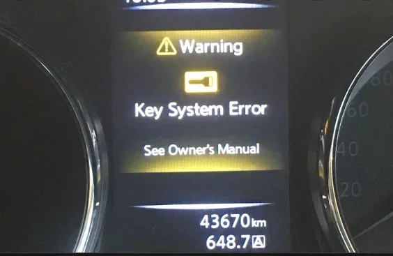 2018 Sentra Key System Error How To Diagnose And Fix