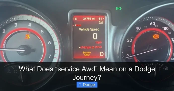 How to Reset the Service AWD Light on 2019 Dodge Journey
