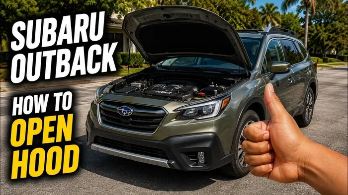 Here Is How To Open Your Subaru Outback Bonnet Easily