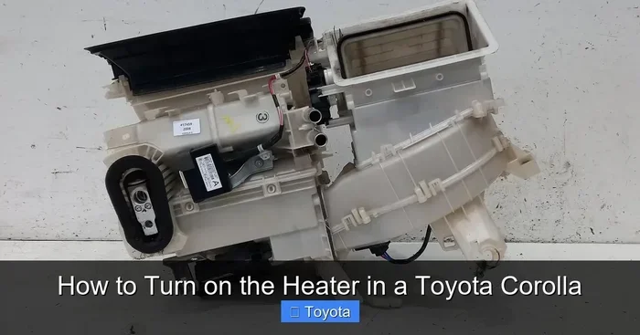 How to Turn the Heat on in a Toyota Corolla Hybrid