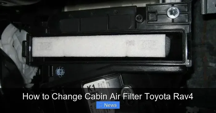 Change Cabin Filter 2024 Rav4 By Yourself At Home