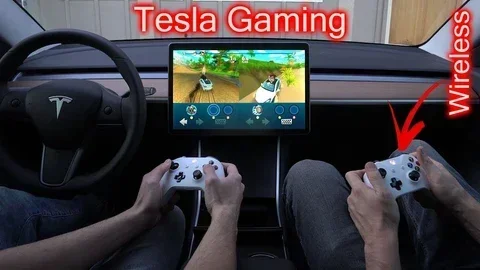 Can You Connect Xbox Controller to the Telsa Model 3 Rear Screen?
